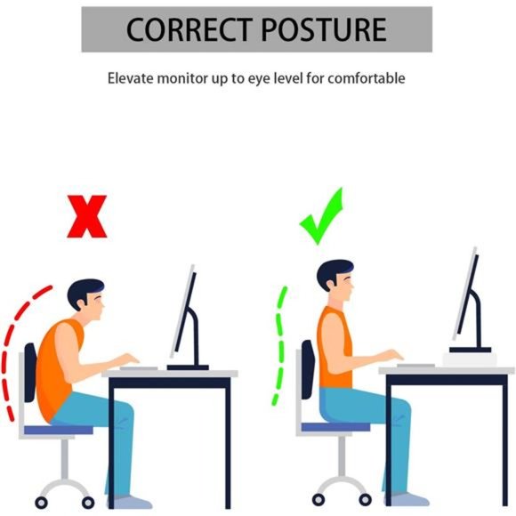 Monitor Stand RGB Adjustable Length Collapsible Monitor Stand w/ Led Light Strip - Picture 2 of 6